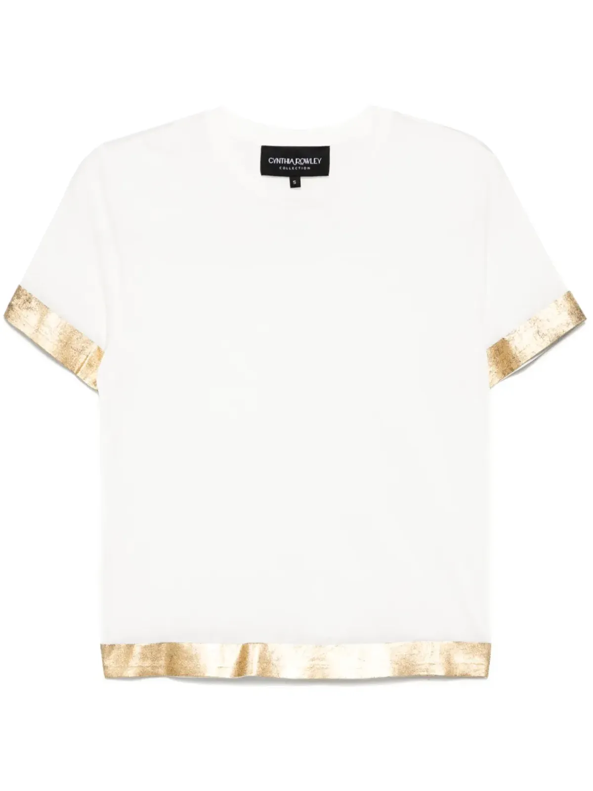 Cynthia Rowley フォイルヘムTシャツ - 画像1