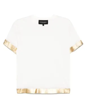 Cynthia Rowley フォイルヘムTシャツ - サムネイル1