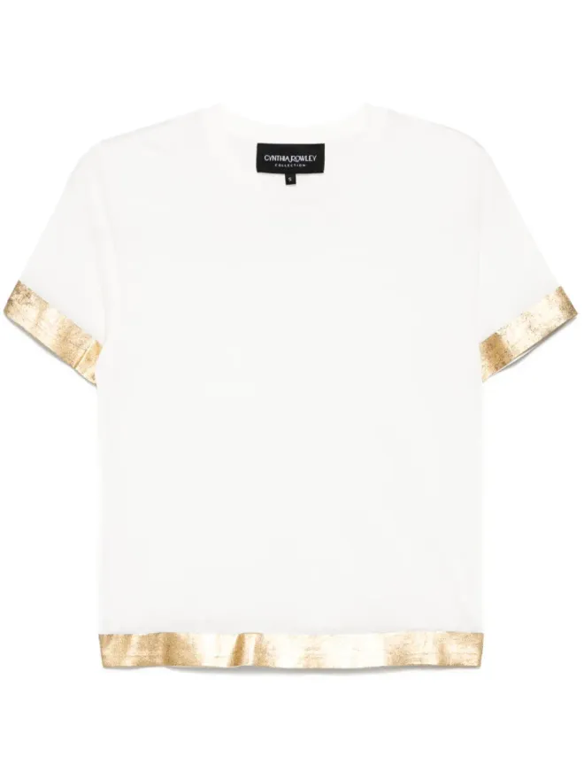 Cynthia Rowley Cynthia Rowley フォイルヘムTシャツの商品画像