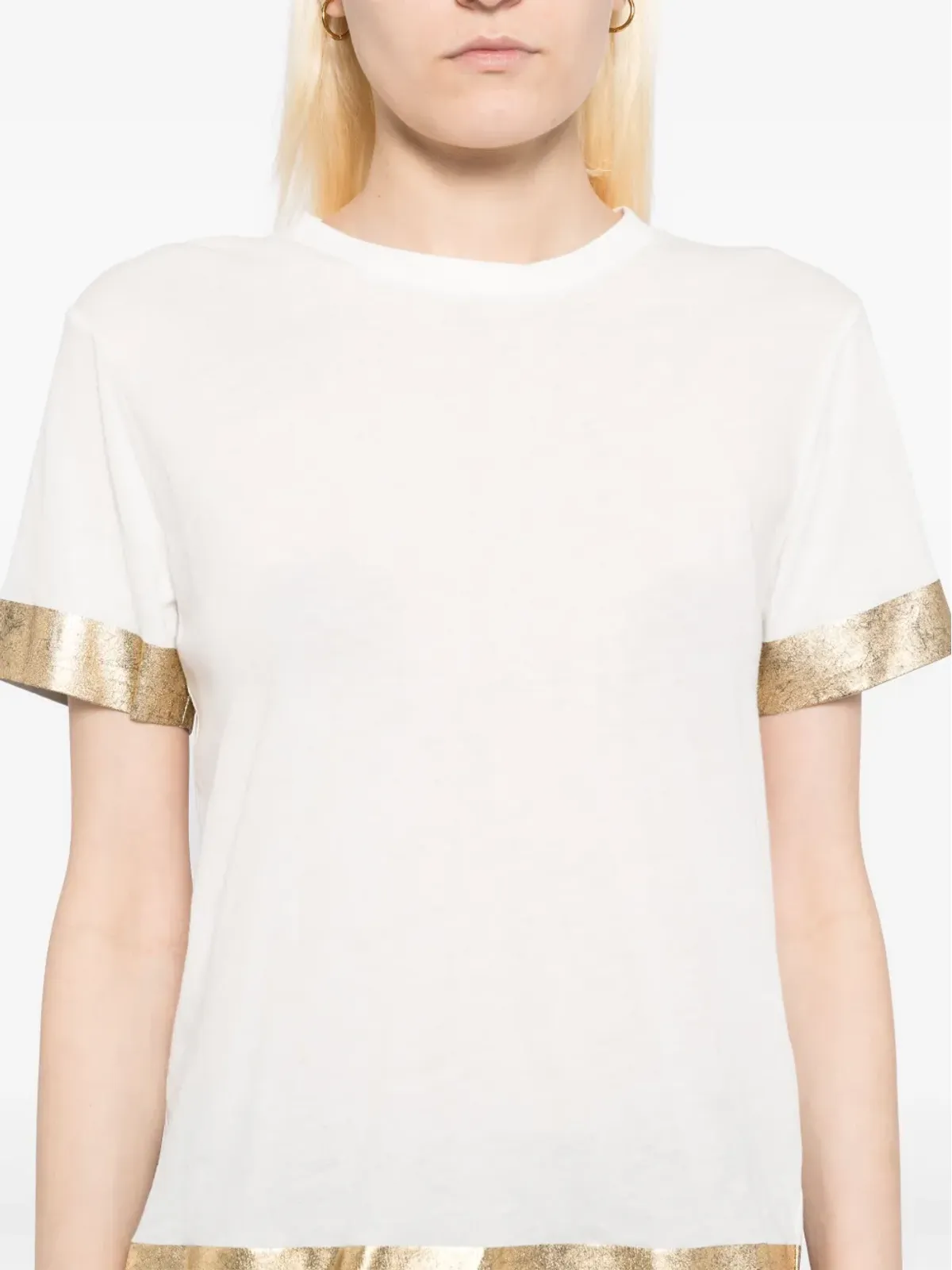Cynthia Rowley フォイルヘムTシャツ - 画像5