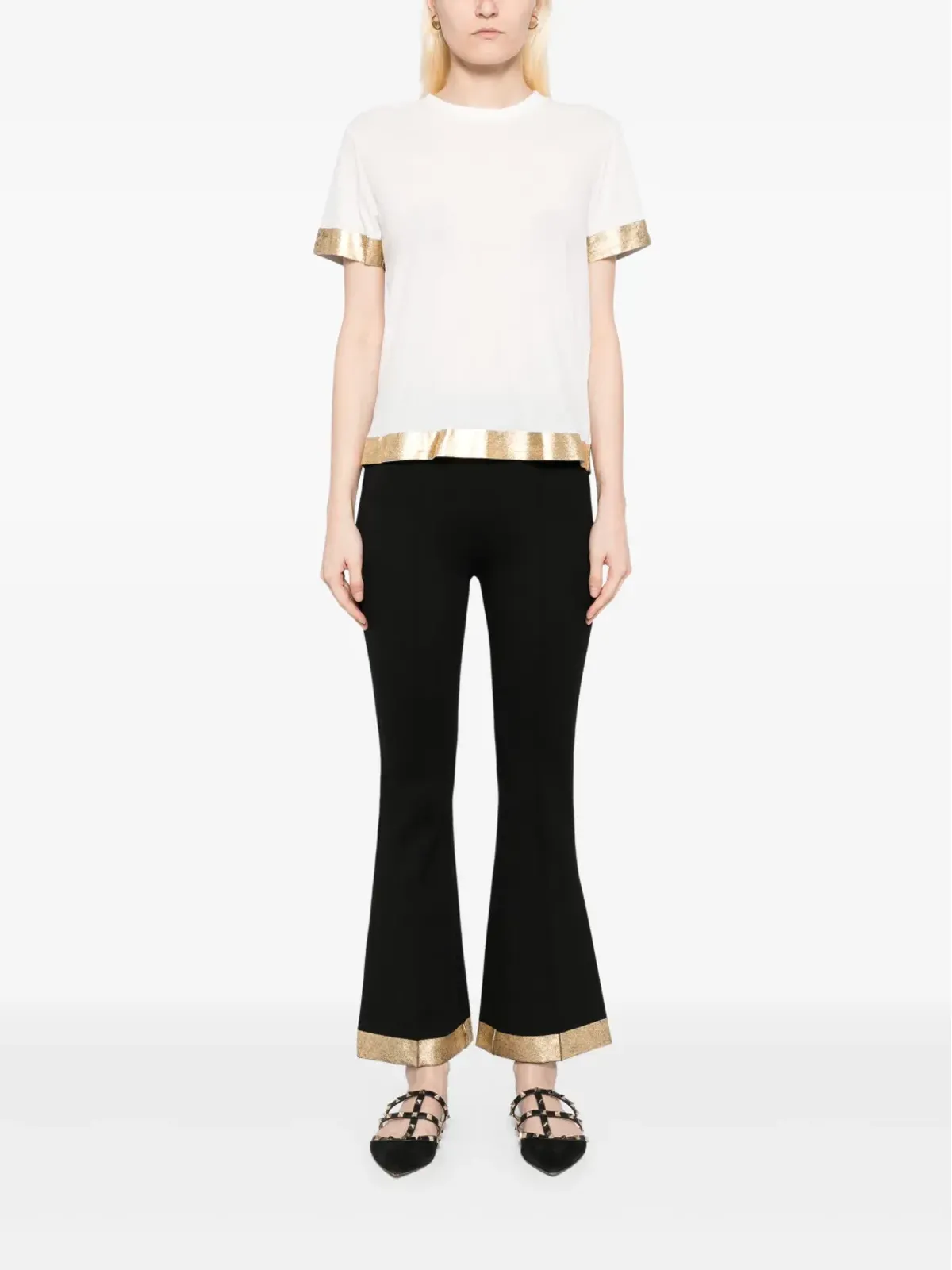 Cynthia Rowley フォイルヘムTシャツ - 画像2
