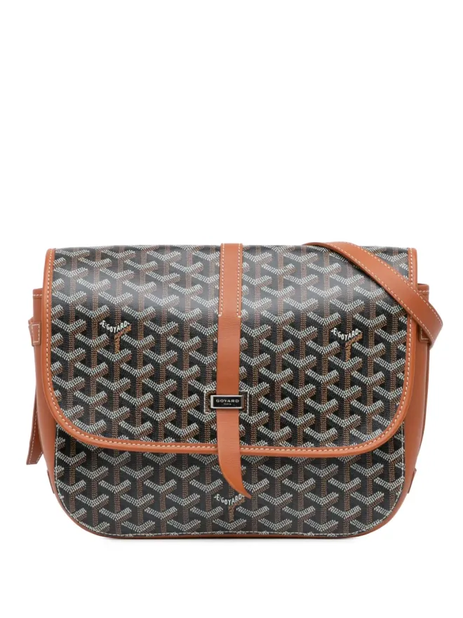 Goyard Pre-Owned Goyard Pre-Owned 2018 Goyardine Belvedere MM クロスボディバッグ - ブラウンの商品画像