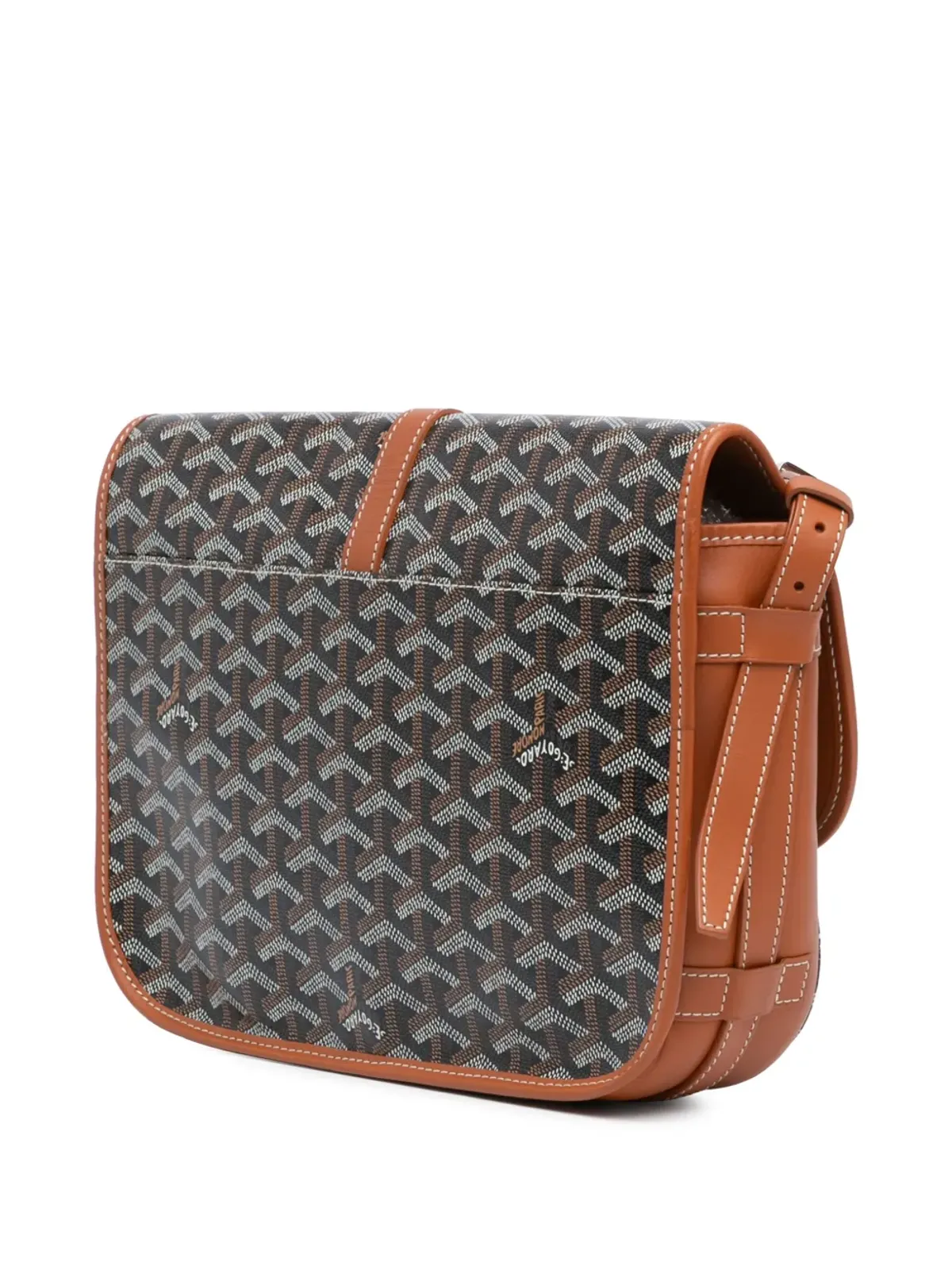 Goyard Pre-Owned 2018 Goyardine Belvedere MM クロスボディバッグ - ブラウン - 画像3