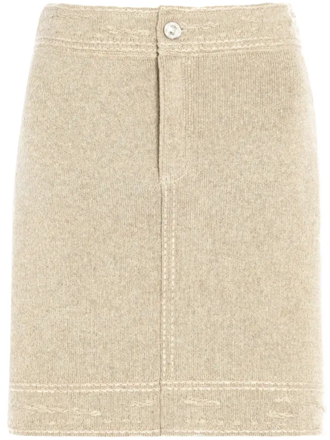 Barrie Barrie パッチワークデニムスカートの商品画像