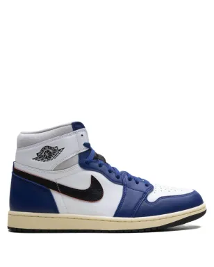 Jordan エア ジョーダン 1 レトロ ハイ OG『Rare Air - Deep Royal Blue』スニーカー - ホワイト - サムネイル1