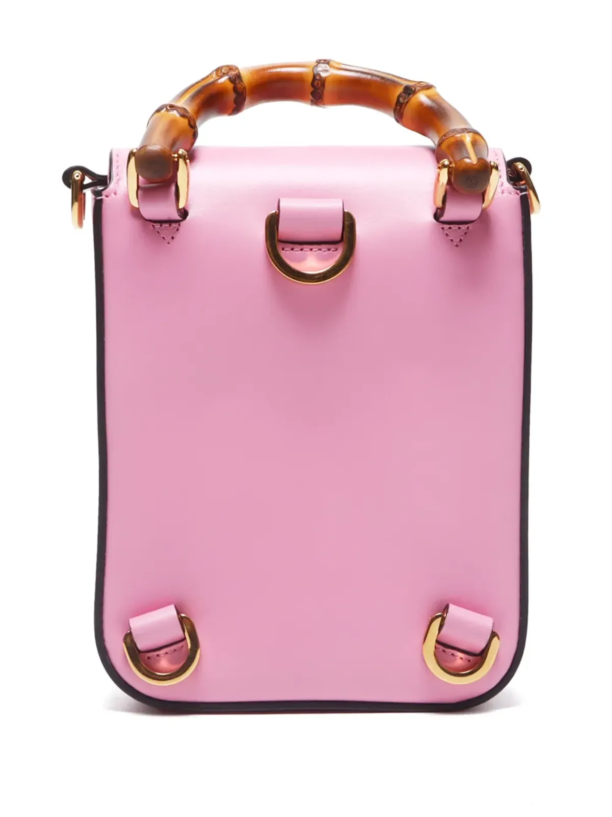 Gucci ビンテージ 2000年代 バンブー ショルダーバッグ - ピンク - 画像2