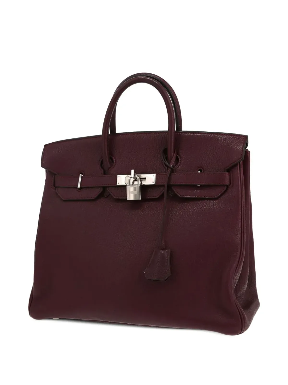 ビンテージ Hermès Haut à Courroies トートバッグ - パープル - 画像5