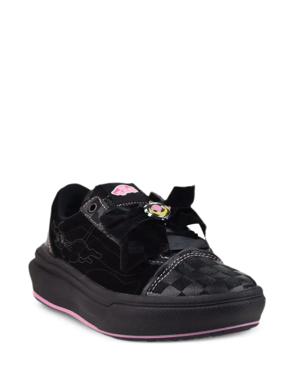 Vans x Sailor Moon Old Skool Overt ComfyCush スニーカー ブラック - 画像2