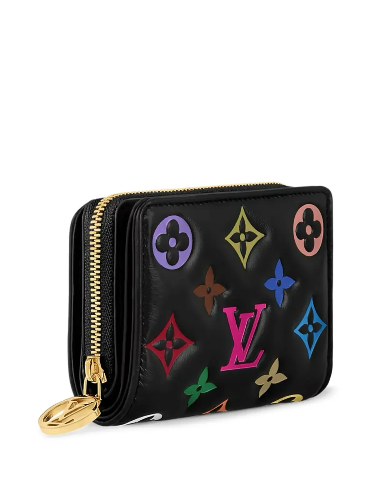 Louis Vuitton Pre-Owned X Takashi Murakami モノグラム・マルチカラー・キャンバス ウォレット - ブラック - 画像2