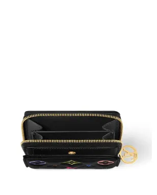 Louis Vuitton Pre-Owned X Takashi Murakami モノグラム・マルチカラー・キャンバス ウォレット - ブラック - サムネイル3