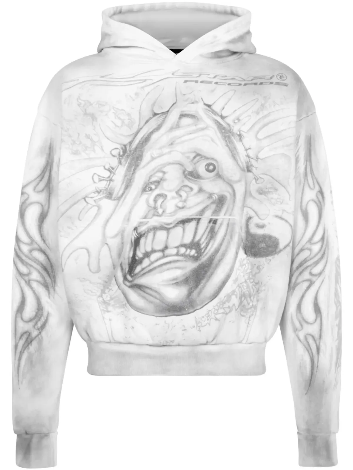 HELLSTAR Hstar Records White hoodie - 画像1