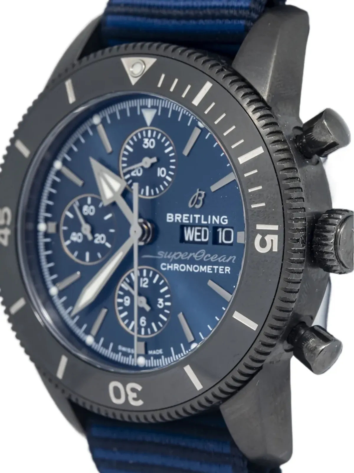 Breitling ビンテージ スーパーオーシャン ブルー - 画像2