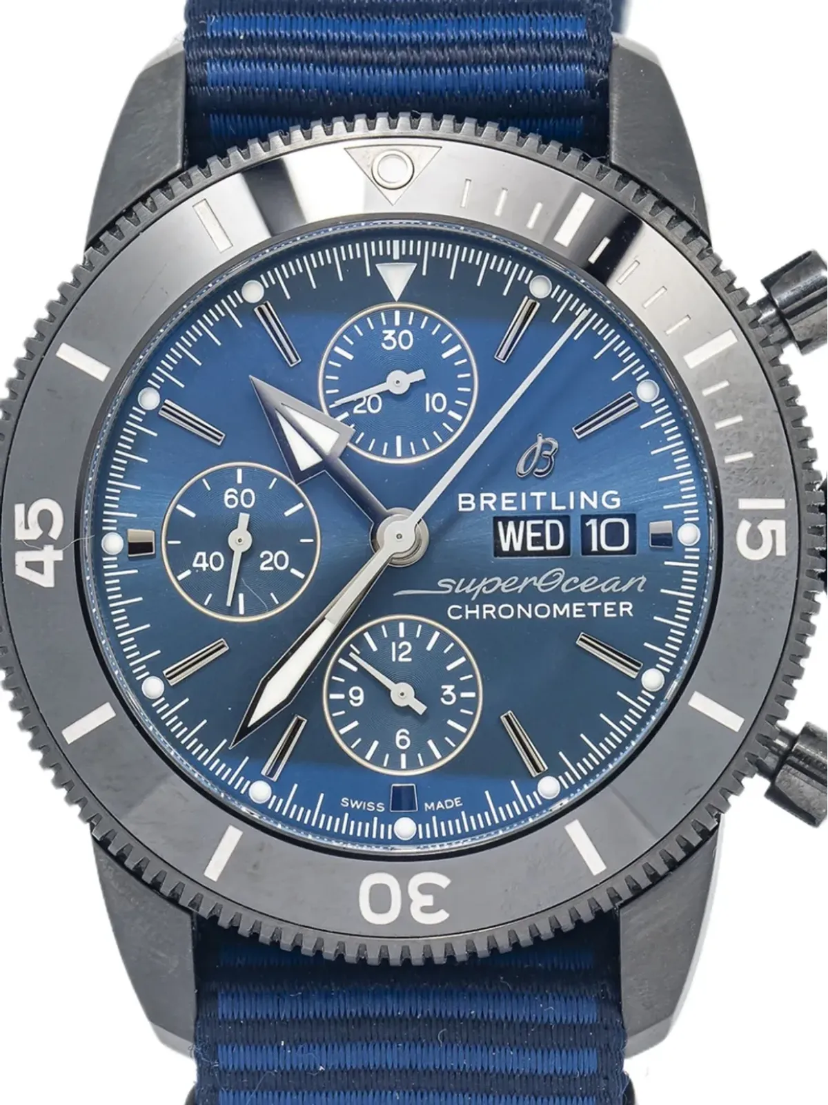 Breitling ビンテージ スーパーオーシャン ブルー - 画像3