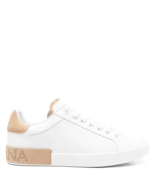 Dolce & Gabbana Portofino レザーパネルスニーカー - サムネイル1