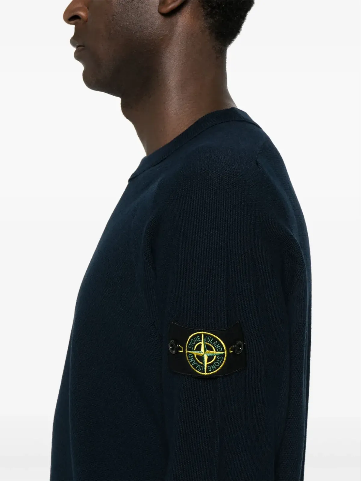 Stone Island ピケ編みスウェットシャツ - ブルー - 画像5