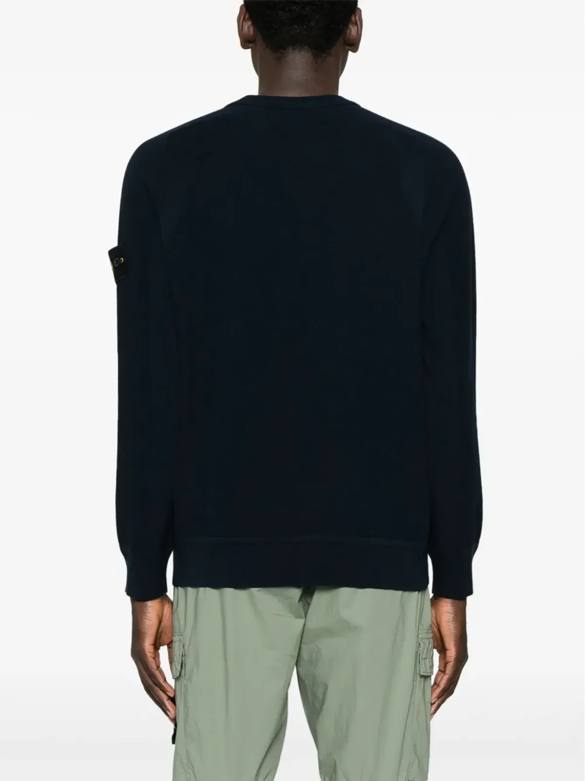 Stone Island ピケ編みスウェットシャツ - ブルー - 画像4