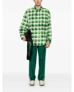 Acne Studios チェック柄シャツ - グリーン - サムネイル2