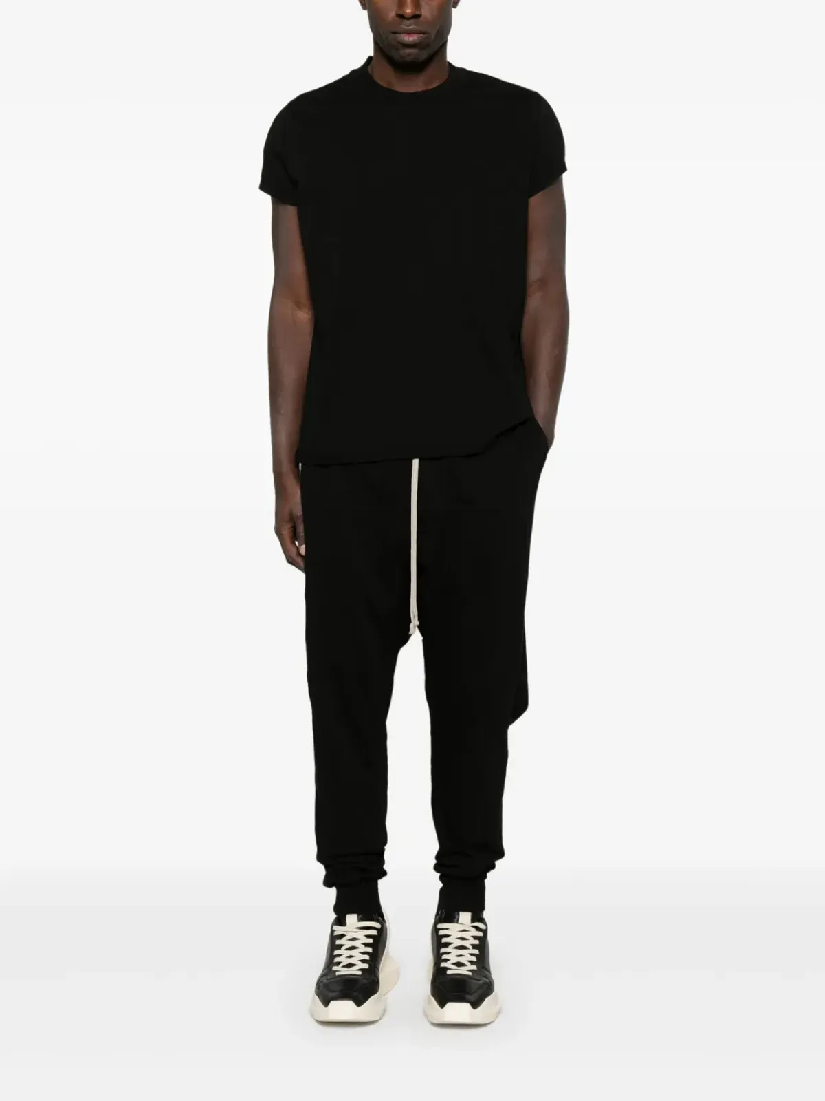 Rick Owens DRKSHDW スモールレベルTシャツ - ブラック - 画像2