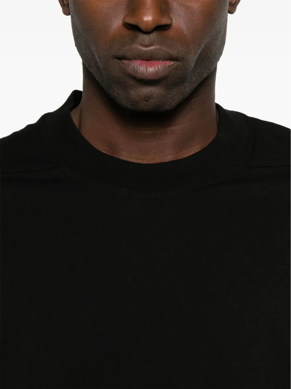 Rick Owens DRKSHDW スモールレベルTシャツ - ブラック - 画像4