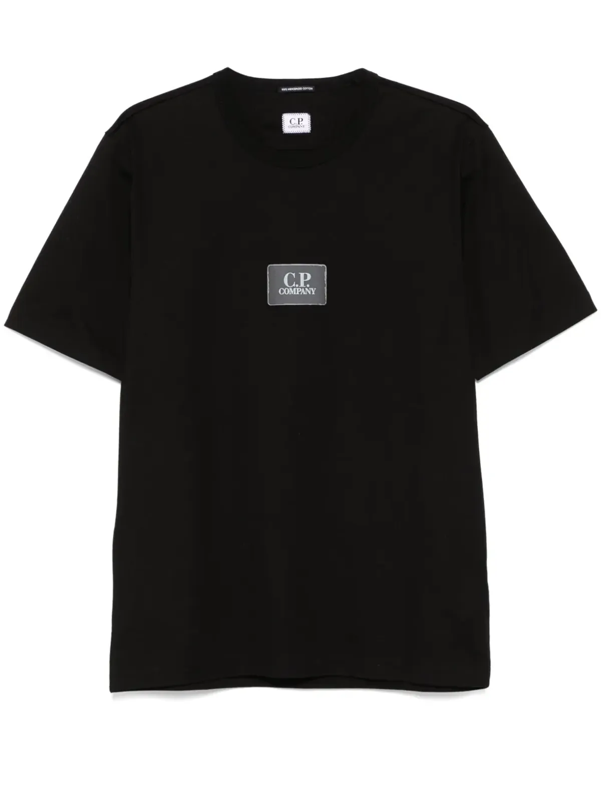 C.P. Company マーセライズドコットン Tシャツ - ブラック - 画像1