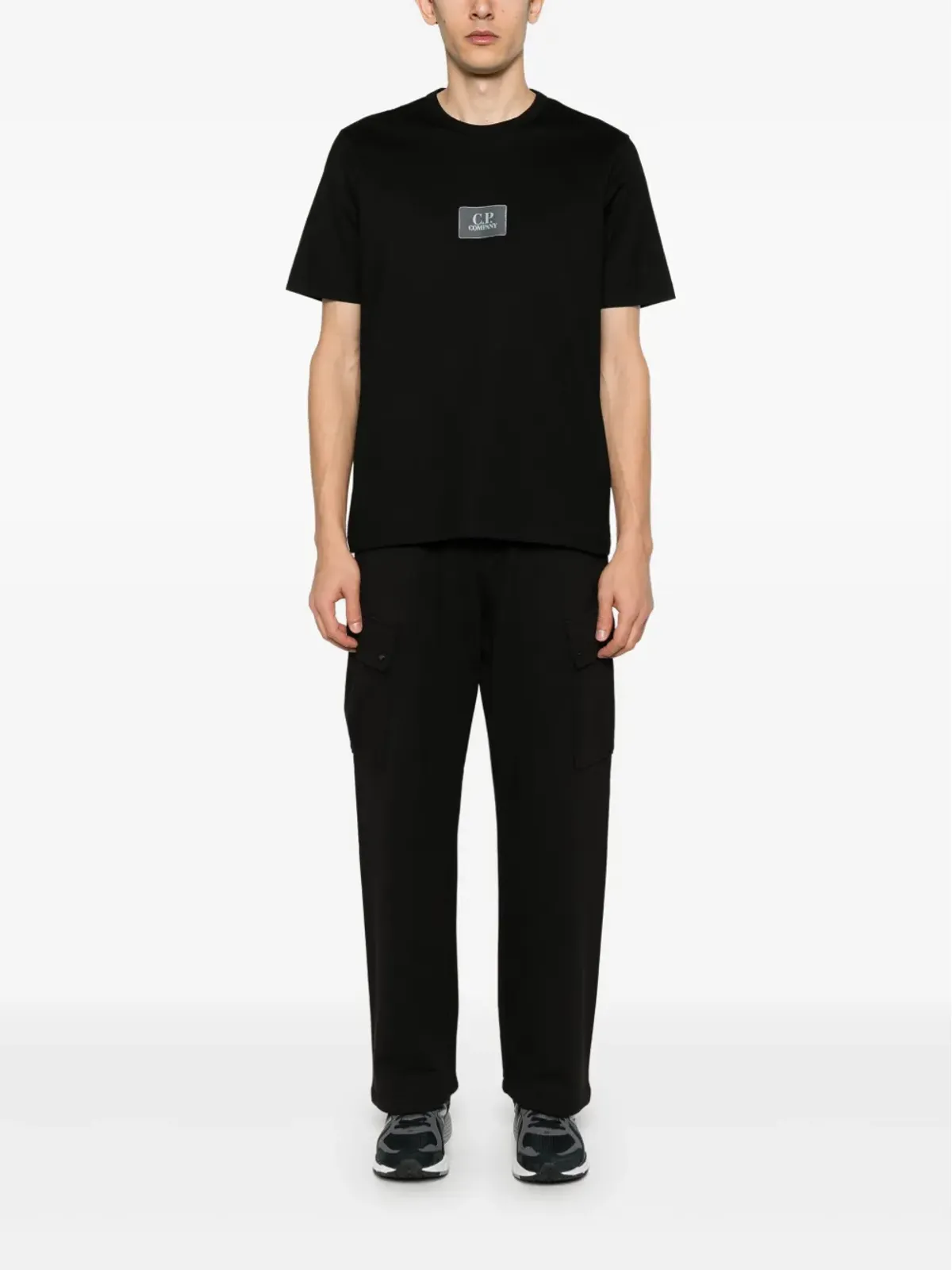 C.P. Company マーセライズドコットン Tシャツ - ブラック - 画像2