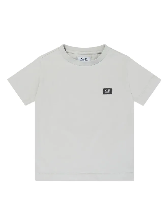 C.P. Company Kids C.P. Company Kids 刺繍ロゴ Tシャツ - グレーの商品画像