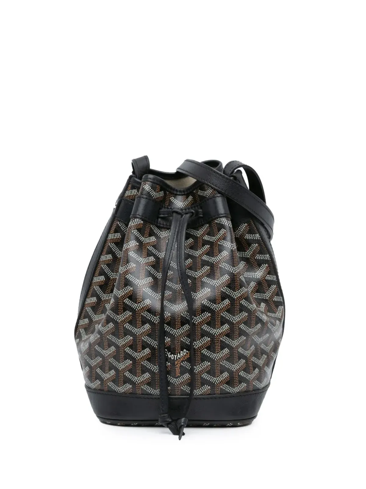 Goyard ビンテージ 2019 Goyardine Petit Flot バケットバッグ ブラック - 画像1