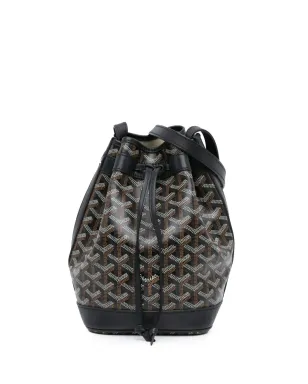 Goyard ビンテージ 2019 Goyardine Petit Flot バケットバッグ ブラック - サムネイル1