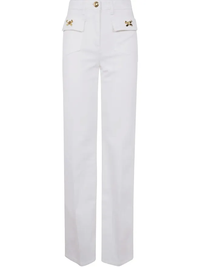 Elisabetta Franchi Elisabetta Franchi コットンパンツ - ホワイトの商品画像