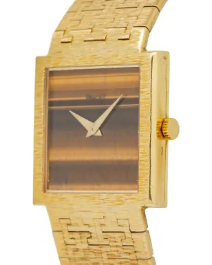 Piaget ビンテージ タイガーアイ ブラウン ドレスウォッチ - サムネイル2
