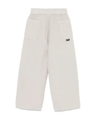 Aspesi Kids リネンパンツ - グレー - サムネイル2