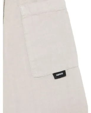 Aspesi Kids リネンパンツ - グレー - サムネイル3