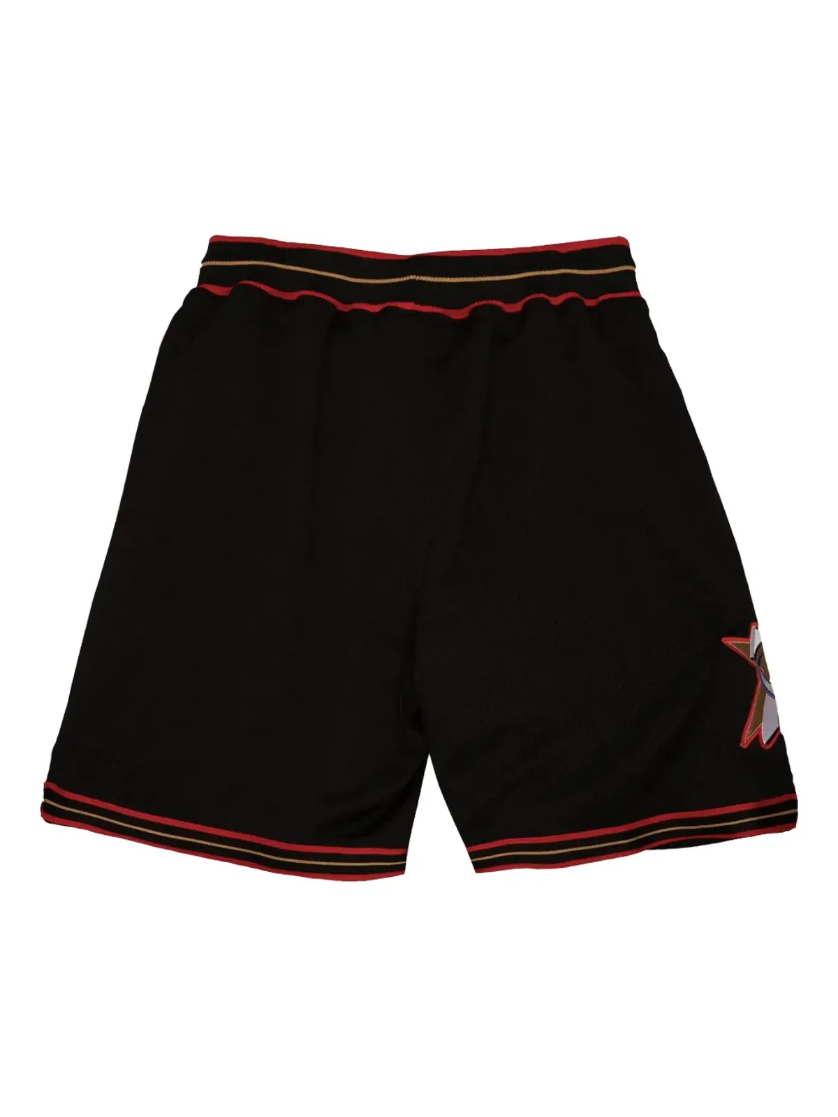 Mitchell & Ness 1997/98 Hardwood Classics Philadelphia 76ers ショーツ ブラック - 画像2