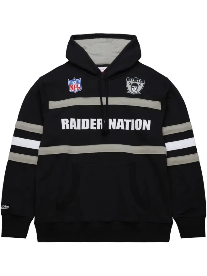 Mitchell & Ness Mitchell & Ness NFL Head Coach Vintage Logo Raiders ブラック フード付きパーカーの商品画像