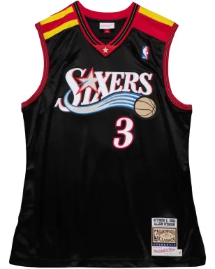 Mitchell & Ness 2006/07 Allen Iverson Philadelphia 76ers Authentic jersey - Black - サムネイル1