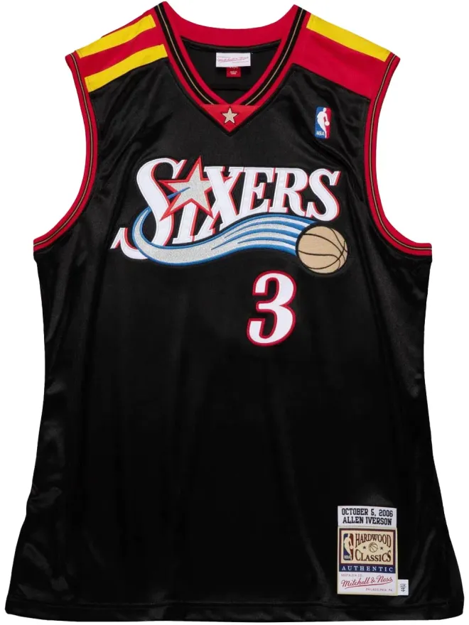 Mitchell & Ness Mitchell & Ness 2006/07 Allen Iverson Philadelphia 76ers Authentic jersey - Blackの商品画像