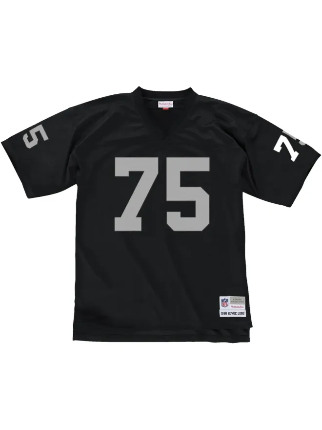 Mitchell & Ness Mitchell & Ness 1988/89 Howie Long Los Angeles Raiders Legacy ブラックジャージの商品画像
