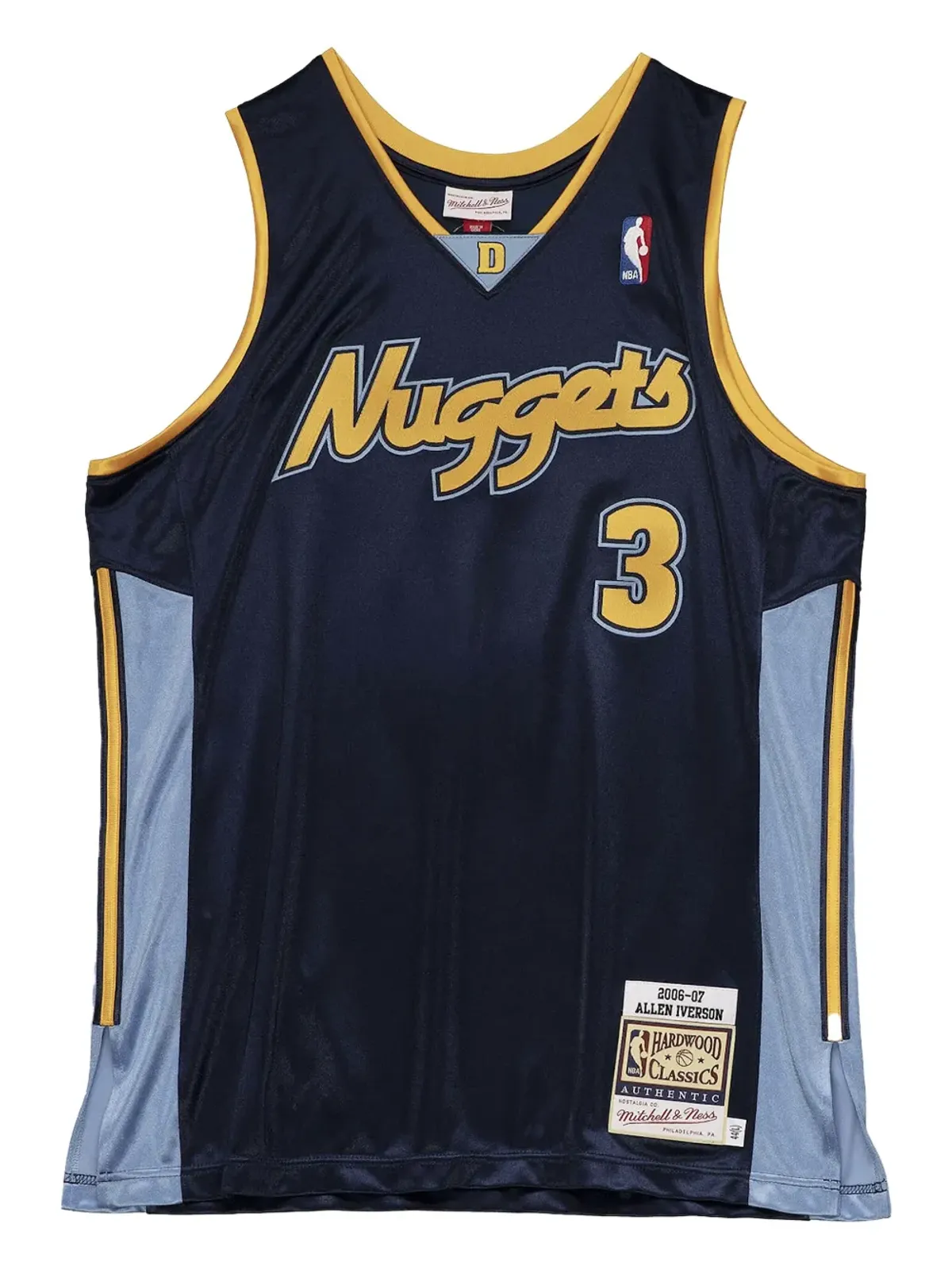 Mitchell & Ness Nuggets 2006 Allen Iverson ジャージ - Blue - 画像1
