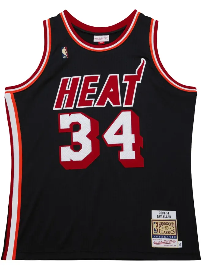 Mitchell & Ness Mitchell & Ness Hardwood Classics Authentic NBA Miami Heat 2013-14 Ray Allen ジャージ ブラックの商品画像