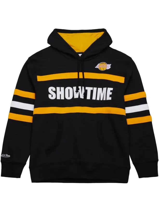 Mitchell & Ness Mitchell & Ness NBA Head Coach ヴィンテージ ロゴ レイカーズ ブラック フーディーの商品画像