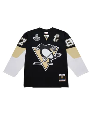 Mitchell & Ness 2008/09 シドニー・クロスビー ピッツバーグ・ペンギンズ パワー・プレイ ブラック ジャージ - サムネイル1