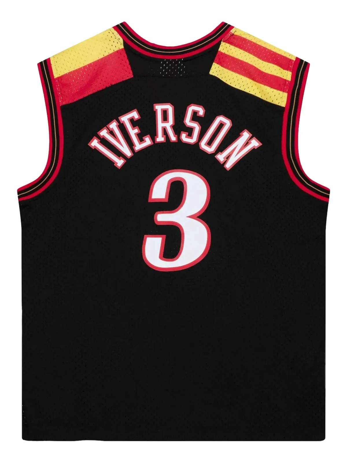 Mitchell & Ness NBA Philadelphia 76ers 2006-07 Allen Iverson ジャージ - ブラック - 画像2