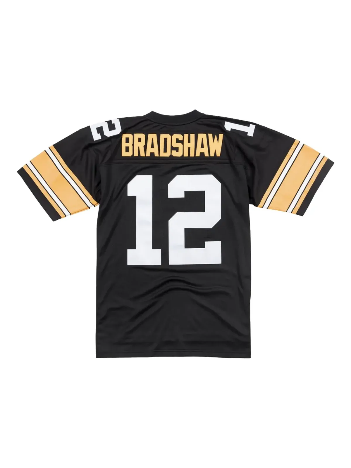 Mitchell & Ness 1976/77 テリー・ブラッドショー ピッツバーグ・スティーラーズ レガシー ブラック ジャージー - 画像2