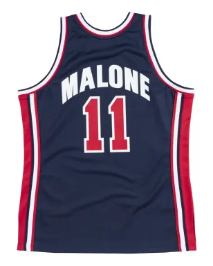Mitchell & Ness オーセンティック Team USA 1992 Karl Malone ジャージ - ブルー - サムネイル2