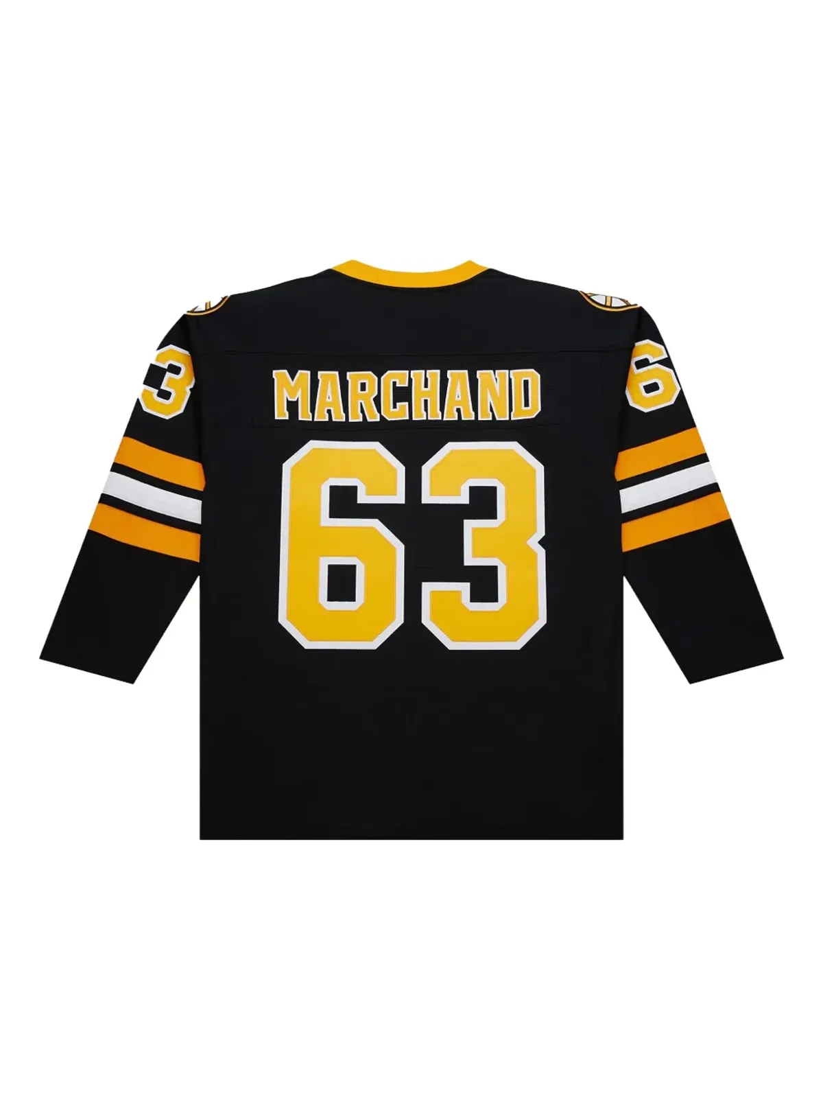 Mitchell & Ness NHL ボストン・ブレインズ 2014 Brad Marchand パワー・プレイ Tシャツ ブラック - 画像2