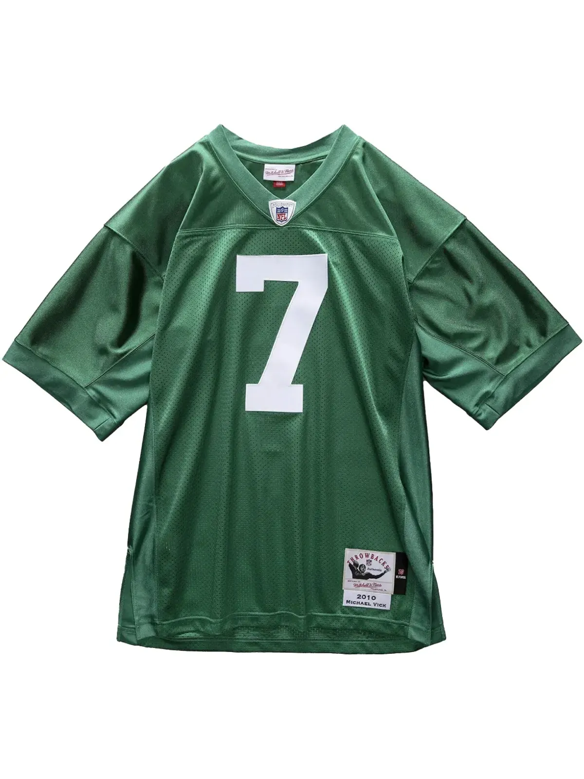 Mitchell & Ness Philadelphia Eagles 2010 Michael Vick オーセンティックジャージー（グリーン） - 画像1