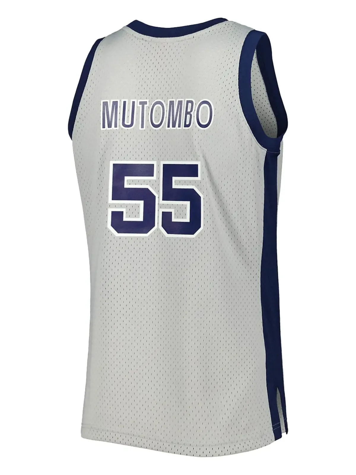 Mitchell & Ness NCAA ライト Georgetown 1990 Dikembe Mutombo ジャージー - グレー - 画像2