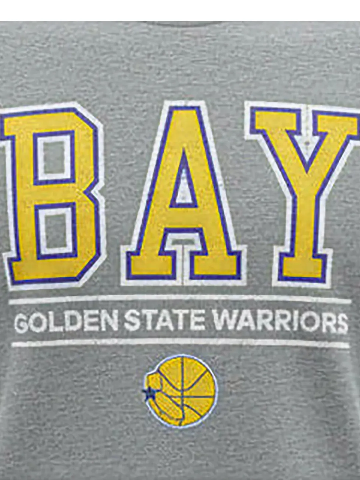 Mitchell & Ness NBA Golden State Warriors T-shirt - Grey - 画像2
