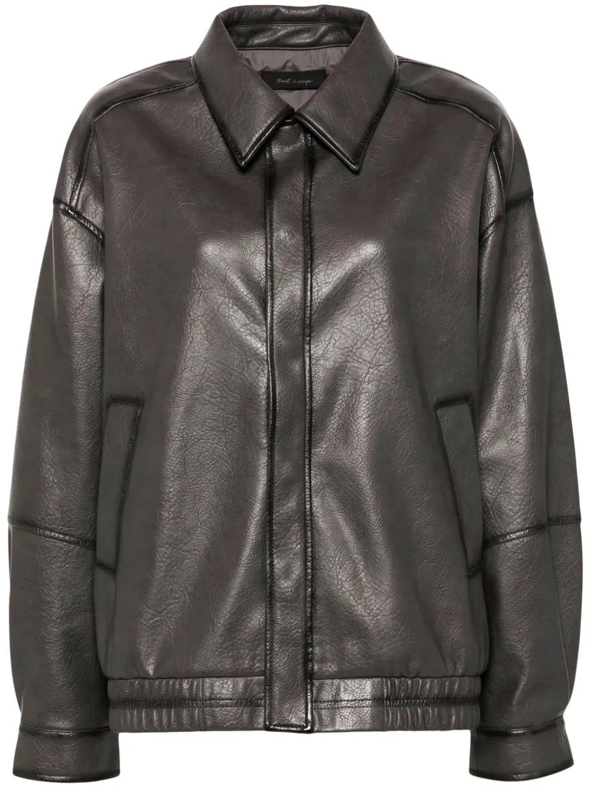 tout a coup フェイクレザー ジャケット - 画像1