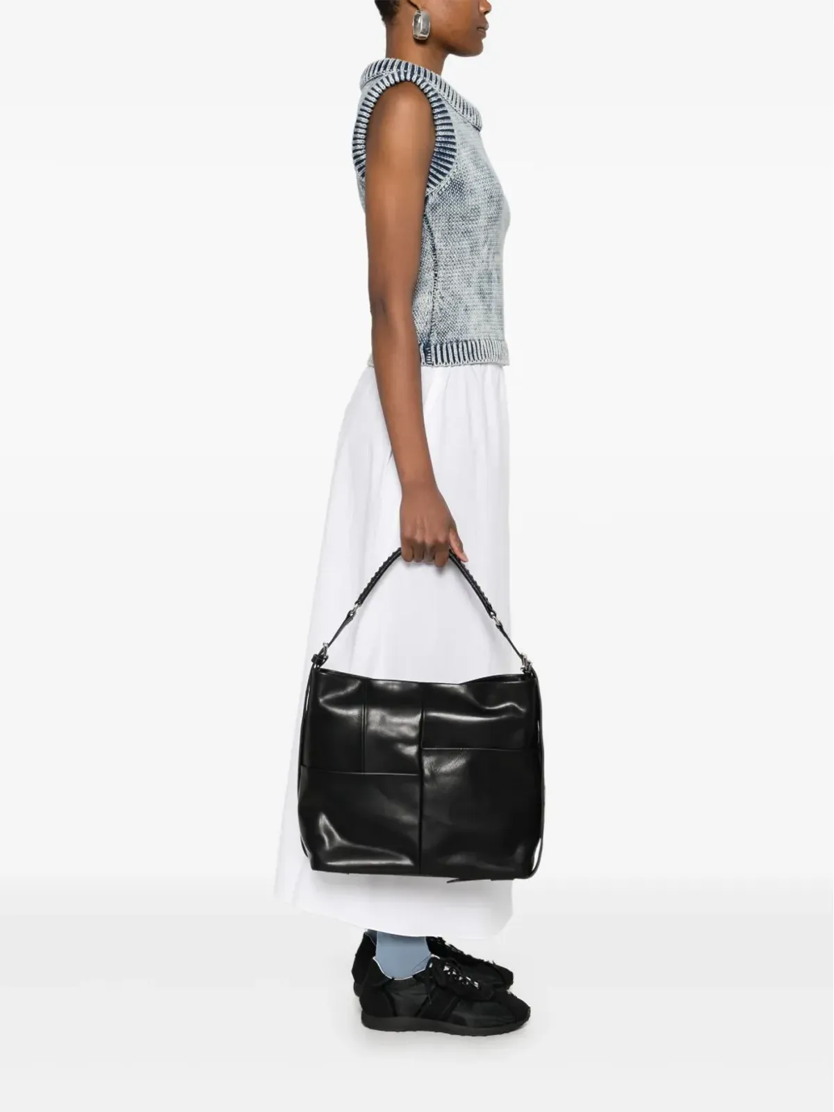 Cornelian Taurus By Daisuke Iwanaga Parallel tote bag - Black - 画像2